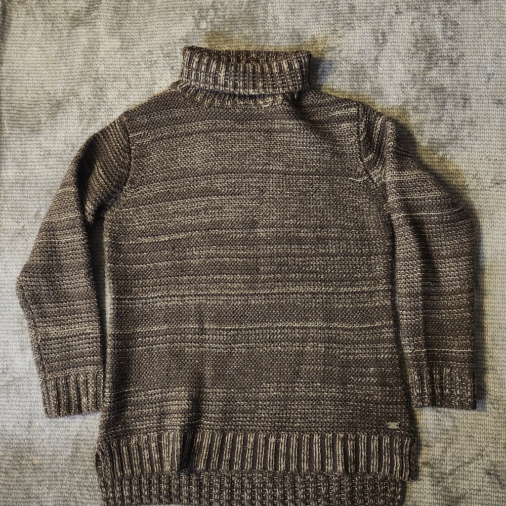 Carve Designs Francesca Tunic Turtleneck Sweater Women’s Size Medium Wool Blend, - Picture 2 of 8